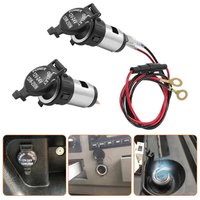 12V Car Cigarette Lighter Socket Adapter Low Voltage Drop Plug Outlet for Truck Boat Motorcycle Improved Device Performance