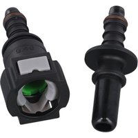 Car Fuel Line Quick Connect 9.49 ID6 Straight Fuel Line Quick Connect Release Hose Disconnect Hose Connector Black Nylon