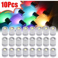 10Pcs New Small Mini LED Light Battery Powered Colorful Light Bulb Electronic Toys Accessories for Lantern Wick Base