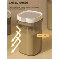 BPA-free UV-Resistant Milk Powder Jar Reusable Stackable Airtight Container Portable Food Grade Coffee Bean Can Outdoor
