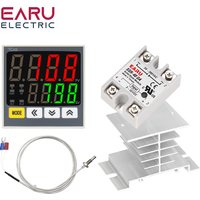 Intelligen Digital PID Temperature Controller TC4S/H/M/L Thermostat 40A SSR Relay Voltage Output Contactor K Thermocouple Probe