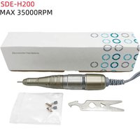 Drill Pen 30000RPM SDE H200 Handpiece For STRONG210 Control Box Electric Manicure Machine Nails Drill Handle Nail Tool