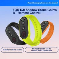 Bluetooth Remote Control For DJI Osmo Action 5 Pro Action 4, Photography Shutter Release Button Controller Camera Accessories