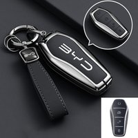 Zinc Alloy Car Key Case for BYD Tang L EV DM DMi DM-i 2022 2023 2025 2026 Keychain Remote Cover Shell Holder Fob Accessories