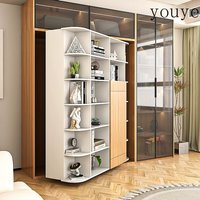 Multi-space solid wood rotating desk cabinet Murphy bed multi-function foldable space-saving wall bed invisible