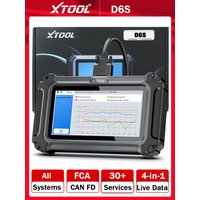XTOOL D6S Car Diagnostic Tool All System Diagnostic OBD2 Scanner Live Data Graphing 30+ Resets CAN FD FCA Lifetime Free Updates