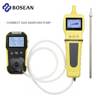 Boscriptions-Détecteur multi-gaz BH4A, 4 en 1, avec pompe d'échantillonnage de gaz industriel, coupe la suspicion, détecteur de fuite de monoxyde de carbone, gaz combustible