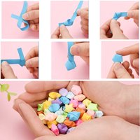 2060 Sheets Star Origami Paper 27 Assortment Color Paper Strip Double Sided Origami Solid Color Decoration Paper Strips-[A22I St