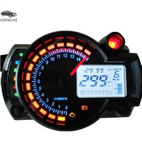For KOSO RX2N Speedometer Motorcycle Meter LCD Digital Dashboard Odometer 7 Colors Backlight Moto Instrument Accessories