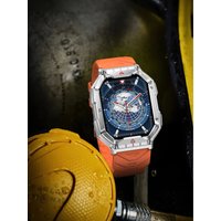 GEJIAN 2026 New Smart Watch 2.1-inch AMOLED Touch Screen LED Flashlight Heart Rate Bluetooth Call 1ATM Waterproof Smartwatch