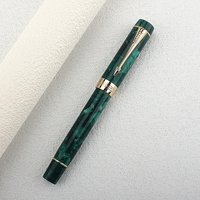 Jinhao 100 Resin Deep Sea Green Arrow Clip Fountain Pen Stationery Pen Gifts Students Pens Business Writing Office Tool