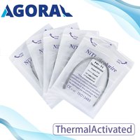 10pcs Dental Orthodontic Thermal Activated Arch Wires NITI Round Ovoid Shape Upper Lower Size 012 014 016 018 020 Dentist Tool