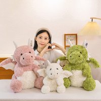 Cute Pterodactyl and Flying Dragon Doll, Dinosaur Plush Toy, Bed Pillow, Sleeping Soothing Gift for Boy, 20cm