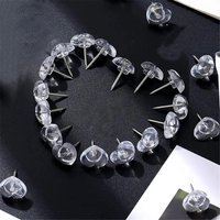 50/100/200 Pcs Push Pins Heart Shape Push Pins Strong Thumb Tacks for Bulletin Boards, Cork Boards, Maps, Photos, and Papers