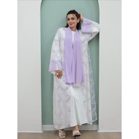 Eid Women Dress Abaya Muslim Mesh Flower Jalabiya Ramadan Vestidos Largos Party Dresses Arab Long Robe Morocco Dubai Kaftan 2026
