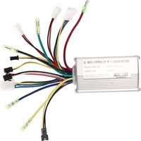 DC Motor Controller with Wire Harness Motor Controller Lithium Battery for Electric Bike 36V 48V 17A Motor Controller with Wire