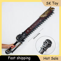 100cm PU Model Teeth of Terra Chainsaw Sword Festival Role-playing Props Game Peripherals Decorations Swords Toy Knife Gifts