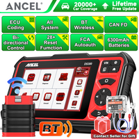 2026 ANCEL DS300 BT CANFD OBD2 All System Scanner Bi-directional ECU Coding OBD 2 Auto Car Diagnostic Tool Lifetime Free Update