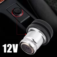 Universal 12V Front Car Cigarette Lighter Assembly for 12V Cars Innner Diameter 21mm Front Cigarette Lighter ABS Car Accessories