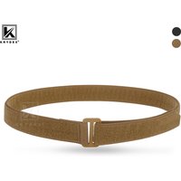 KRYDEX Tactical EDC Belt Hook & Loop Inner Belt 1.5" Duty Concealed Carry Base Belt Men Waist Belt Hunting Acessories