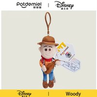 Disney Cute Toy Story Woody Plush Keychain Cartoon Stuffed Doll Pendant for Backpack Handbag Decoration Kids Toy Story Fans Gift