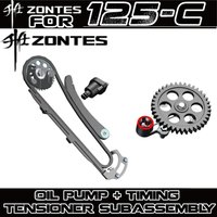 FOR ZONTES 125C Toothed Chain Timing Driven Sprocket Decompression Distributor Decompression Lever Tensioner Plate
