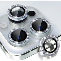 Bling Glitter Camera Lens Protector For iPhone 17 16 15 14 13 12 11 Pro Max 17 Air Metal Protective Glass For iPhone 13 12 Mini