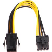 1PCS Powered Adapter 6pin To 8pin Adapter PCI-e 6-pin Male To 8-pin Female Converter For 8pin GPU Video Card