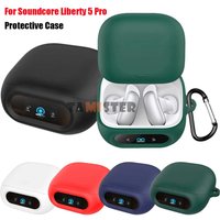 Silicone Case Cover For Soundcore Liberty 5 Pro Bluetooth Wireless Earphones Protective Sleeve Earbuds Protector Skin Accessorie
