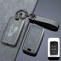 Car Key Case Fob Cover For Land Rover Range Rover Discovery 5 Sport 2018 2019 For Jaguar XEL E-PACE Keychain Auto Accessories