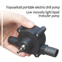 Household Portable Drill Pump Diesel Fluid Pump Mini Hand-held Self-priming Liquid Transfer Pump DC Centrifugal Pump