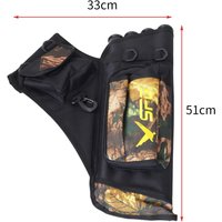 4 Tube Compound Recurve Bow Hip Quiver and Waist Holder Right Adjustable Multi Position Design