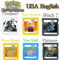 Pokemon Series NDS Game Cartridge Pokemon Following Renegade Platinum US Version English Game DS Black 2 Platinum