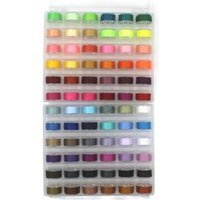 Sewing Thread 72 Color Sewing Thread 72 Color Band Thread Bobbin Core Set Bobbin Core Double Box Can Be Fixed Color