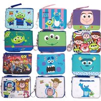 Disney Bags Toy Story Coin Pueses Buzz Card Holder Keychains Ring Alien Cute Wallet Zipper Clutch Bag