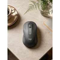 M750 Signature Mouse - 90% Click Noise Reduction, Anti-Slip Grips, 24-Month Battery, PC Tablet Ready