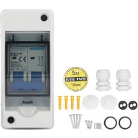 50A 1000V DC Disconnect Switch PV Solar Miniature Circuit Breaker with IP65 Waterproof Distribution Box