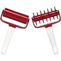 Pizza Dough Docker and Pizza Dough Roller for Pizza Pough Processing Pastry Pizza Pie Roller Rolling Pins Baking Tools