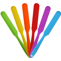 Non-Stick Butter Cake Cream Mixing Batter Scaraper Heat Resistant Long Handle Silicone Spatula Baking Tools Kitchen Tools Slim