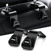 2Pcs Car Hook Rear Seat Holder Storage Bracket For Jeep Wrangler Grand Cherokee Avenger Compass Wagoneer Gladiator Patriot XJ JL