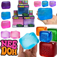 2026 HOT Schylling NeeDoh Nice Cube Series Fidget Cube Sensory Stress Relief Toy Anxiety Calm Relax Gift All Ages 3 and Up