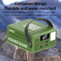 Large Capacity100000mAh Power Bank 22.5W Fast Charge Portable Spare Auxiliary Battery with LCD Powerbanks