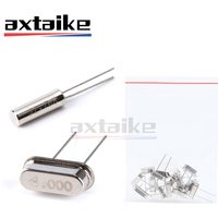 50PCS 10Value Crystal Oscillator Electronic Kit 4mhz 6mhz 8mhz 10mhz 11.0592mhz 12mhz 16mhz 20mhz 25mhz 32.768khz HC-49S 2Pin