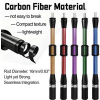Bow Stabilizer 6/8/10/12/15 Inch Carbon Fiber Balance Bar Compound Bow Shock Absorption Archery Damper Shooting Target Hunting