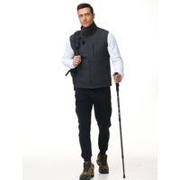 AliExpress NONE Men's Windproof Softshell Thick Vest, Comfortable Sleeveless Jacket Multi Pocket Sports Vest for Hiking Cycling