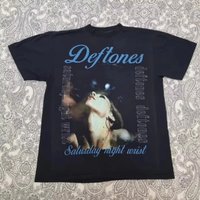 Deftones Saturday Night Pattern Wristband T-shirt Men's T-shirt Summer New Casual Unisex T-shirt