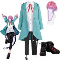 Amemura Ramuda Division Rap Battle DRB Cosplay Costume Wig Hypnosis Mic MC easy R Fling Posse Cosplay Uniforms Shoes Suit