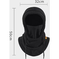 AliExpress NONE Winter Warm Hat with Mask and Neck Warmer 3-in-1 Windproof Balaclava for Men Women Masked Hat Cycling Cold Weather Protection