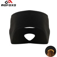 AliExpress nofoxo NOFOXO Ear Warmer Running Headbands Winter Windproof Ponytail Headbands Head Wraps Sport Earmuff for Women Outdoor Sports