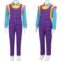 Stranger Season 5 Cosplay Costume Holly Wheeler Halloween Performance Suit Children's Set Adult Clothing